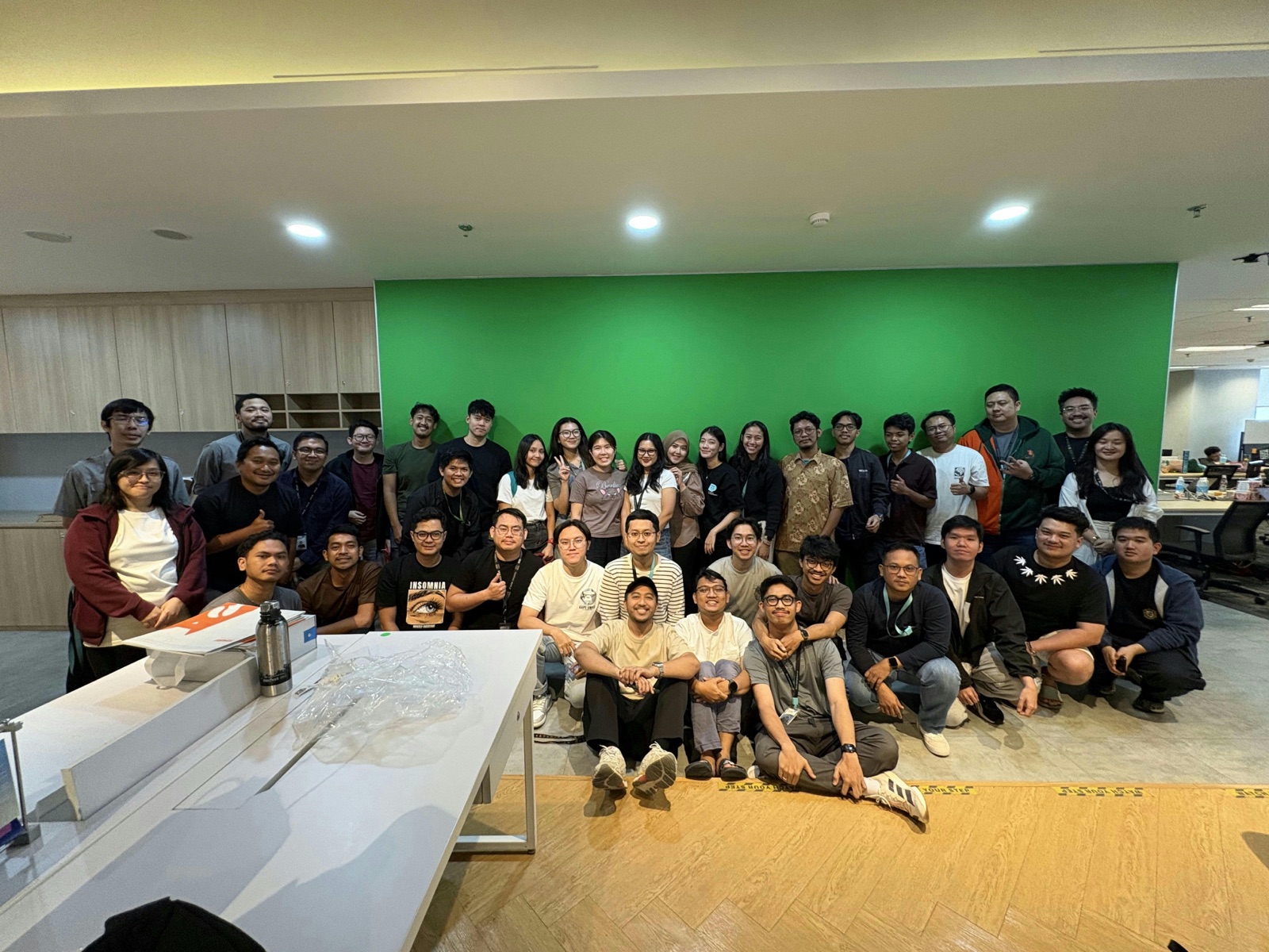 Photo with the team