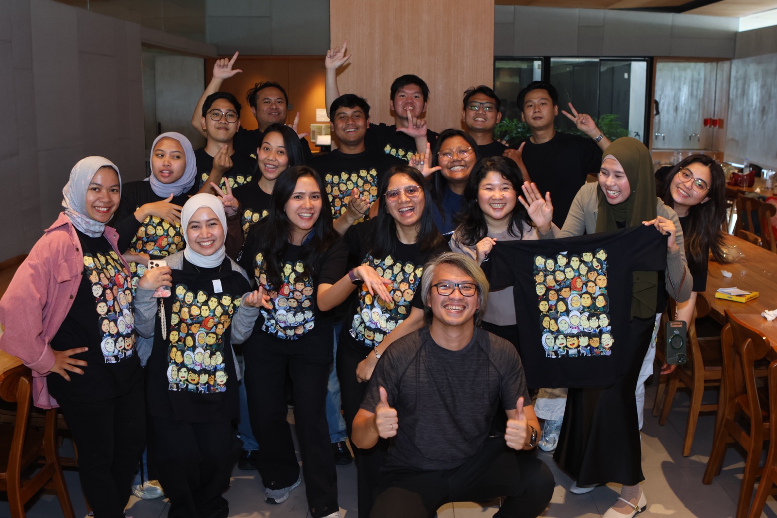 Photo with the team